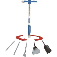 Beche pneumatique universelle 5-en-1 SCHEPPACH - AERO 2 SPADE - Fer forgé - Pression