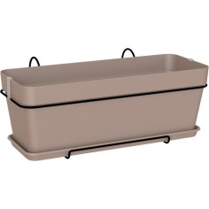 Kit Jardiniere - Plastique - Taupe - Rectangulaire - L50