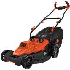BLACK+DECKER Tondeuse a Gazon Electrique Filaire 1800W BEMW481BH-QS 6 Hauteurs Réglab