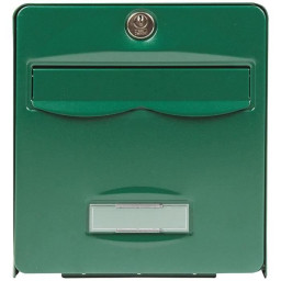 BURG WACHTER Boîte aux lettres Balthazar en acier galvanisé - 2 portes - Vert