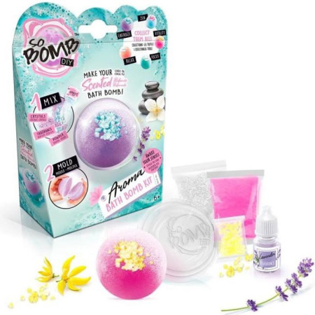 CANAL TOYS - So DIY - Kit a l'unité pour bombe de bain effervescente - Aromathérapie