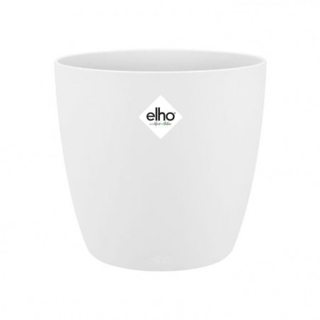ELHO Pot de fleurs BRUSSELS rond - Ø 29.5 x H 27.1 cm - Blanc
