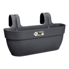 Planteur ELHO - Vibia Campana Easy Hanger Large - Anthracite - Balcon extérieur Planteur ELHO - Vibia Campana Easy Hanger Large - Anthracite - Balcon extérieur
