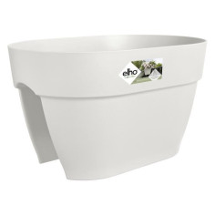 Planteur ELHO Vibia Campana Flower Bridge 40 - Blanc Soie - Balcon extérieur