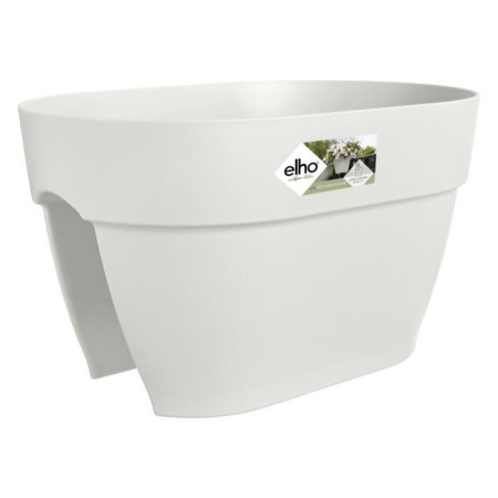 Planteur ELHO Vibia Campana Flower Bridge 40 - Blanc Soie - Balcon extérieur