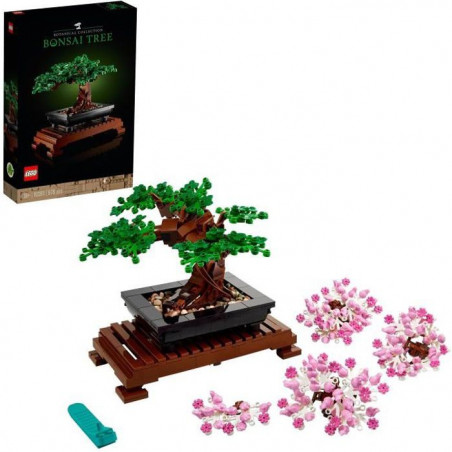 LEGO Icons 10281 Bonsai, Construction, Fleurs Décoratives, Kit Bonsai, Plantes et Arbre, LEGO Botanical Collection, pour Adulte