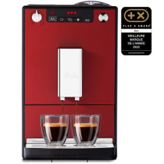 Melitta - Machine a Café a Grain Solo Rouge Chili - Machine Expresso Automatique Broy