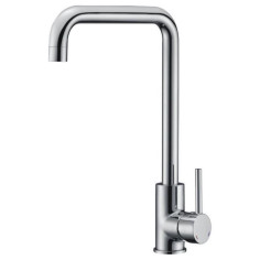 ROUSSEAU Robinet mitigeur de cuisine Kiloo - Sans douchette - Gris chromé ROUSSEAU Robinet mitigeur de cuisine Kiloo - Sans douchette - Gris chromé