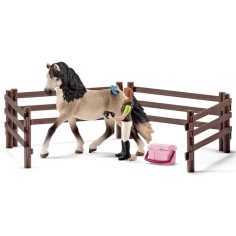 SCHLEICH - Kit de soin pour chevaux andalous - 42270 - Gamme Horse Club SCHLEICH - Kit de soin pour chevaux andalous - 42270 - Gamme Horse Club