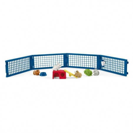 Maison pour lapins et cochons d'Inde - Schleich - 42500 - Jouet pour enfant a partir de 3 ans