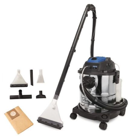 Aspirateur Injecteur Extracteur eau et poussiere SCHEPPACH SprayVac20 - 1600W - Cuve