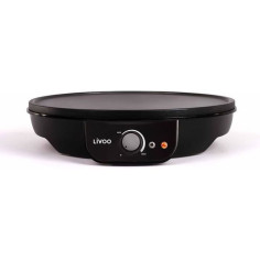 Crêpière LIVOO DOP196 30cm 1000W - Noir - Offert : Émulsionneur de lait compact et maniable -SEVERIN Crêpière LIVOO DOP196 30cm 1000W - Noir - Offert : Émulsionneur de lait compact et maniable -SEVERIN