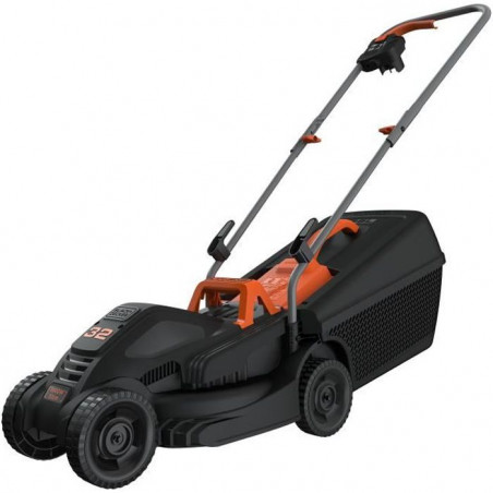 BLACK+DECKER Tondeuse a Gazon Electrique Filaire 1000W BEMW351-QS 3 Hauteurs Réglables 20, 40 et 60 mm