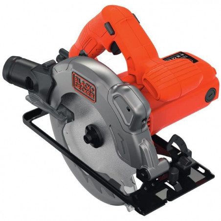 Scie circulaire filaire - BLACK+DECKER - CS1250LA-QS - 1250W - profondeur de coupe 66mm - 2 Lames incluses