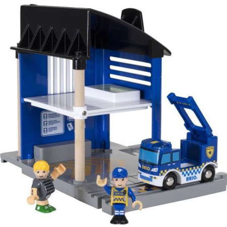 Brio World Commissariat de Police - Accessoire son et lumiere pour circuit de train e