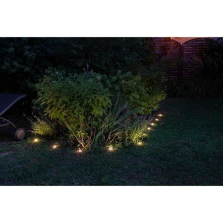 Guirlande solaire a planter 10 LED blanches - GALIX - 5m - 0