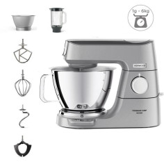 KENWOOD KVC85.124.SI - Robot pâtissier Titanium Chef Baker - 2 bols en inox 3