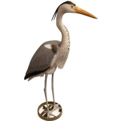Héron décoratif - UBBINK - Résine - Hauteur 87 cm - Gris Héron décoratif - UBBINK - Résine - Hauteur 87 cm - Gris