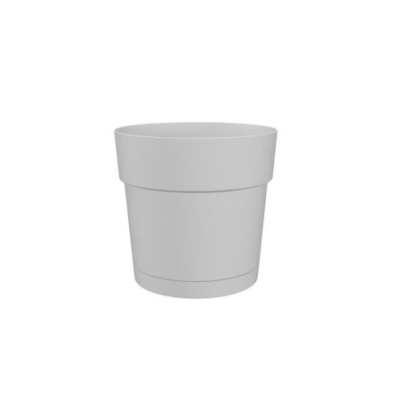 Pot a fleurs et plantes rond CAPRI LARGE - Plastique - Réservoir d'eau - diametre 50
