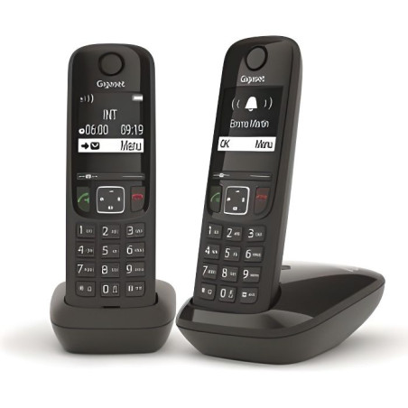GIGASET Téléphone Fixe AS690 Duo Blanc