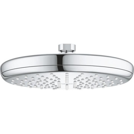GROHE Douche de tete Vitalio Start 210, 1 jet, tete de douche ronde 210mm, débit a économie d'eau, raccord fileté 1/2, 264150