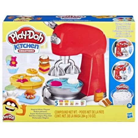 Play-Doh Robot pâtissier, jouet de pâte a modeler avec accessoires de cuisine factices, Kitchen Creations, Des 3 ans
