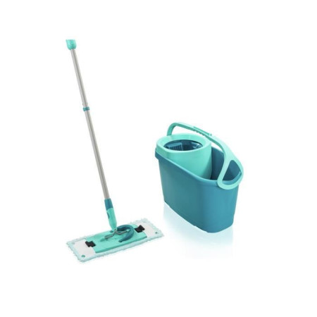 LEIFHEIT Clean Twist M Ergo 52120 Kit de nettoyage sol - Balai a plat lave sol avec h