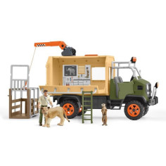 Camion de sauvetage d'animaux Schleich - Modele 42475 - Wild Life Camion de sauvetage d'animaux Schleich - Modele 42475 - Wild Life
