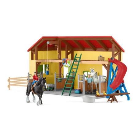 Écurie SCHLEICH - 42485 - Farm World - 7 animaux