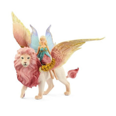 Figurine Elfe sur lion ailé Figurine Elfe sur lion ailé