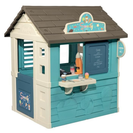 Maison Sweety Corner - SMOBY - Comptoir et espace de préparation - Machine a glaces -