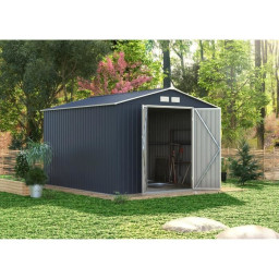 84 m² - 277 x 319 x 202 cm - Kit d'ancrage inclus - Gris