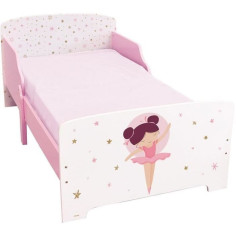 Lit avec sommier a lattes - Danseuse Ballerine - FUN HOUSE - 140 x 70 cm Lit avec sommier a lattes - Danseuse Ballerine - FUN HOUSE - 140 x 70 cm