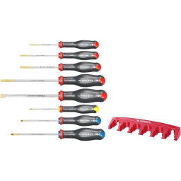 Coffret de 8 Tournevis Protwist empreintes Fente/Prozidriv/Phillips FACOM - AT.8PB (L