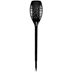 Torche solaire en résine 12 LED ambrée vacillantes Ø 7 Torche solaire en résine 12 LED ambrée vacillantes Ø 7