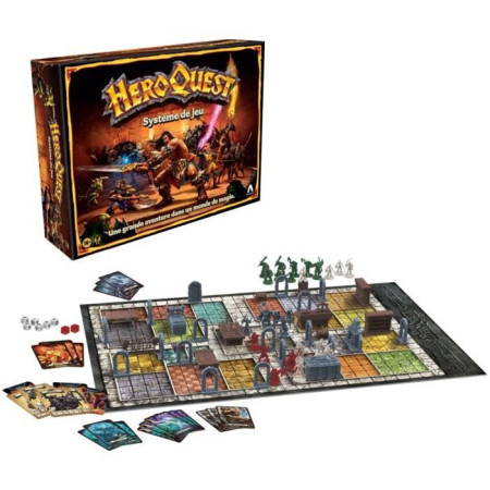 Heroquest Systeme de Jeu - Jeu d'aventures fantastiques styles donjon - Jeu de sociét