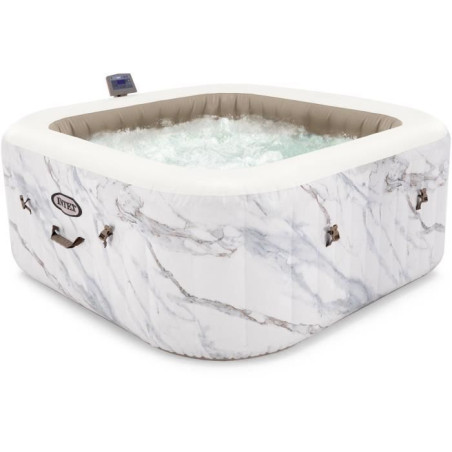Spa gonflable INTEX - Calacatta - 4 places - 175 x 175 cm - Carré - 28464EX