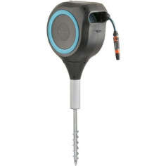 Dévidoir automatique sur pic GARDENA RollUp M liseret bleu Longueur 20m Ø11mm K Dévidoir automatique sur pic GARDENA RollUp M liseret bleu Longueur 20m Ø11mm K