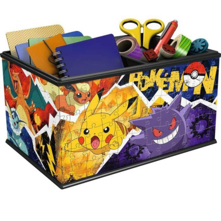 Boite de rangement Pokémon Puzzle 3D - Ravensburger - 216 pieces - A partir de 8 ans
