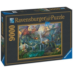Puzzle 9000 pieces Ravensburger - La foret magique des dragons - Fantastique - Adulte Puzzle 9000 pieces Ravensburger - La foret magique des dragons - Fantastique - Adulte