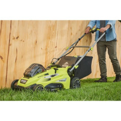 RYOBI MAX POWER Tondeuse sans fil 36V Power Assist Brushless -Ø coupe 46 cm - Ramass