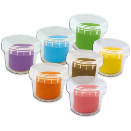 Kit de pâte a modeler géant écologique (7x90&nbsp;g avec outils)