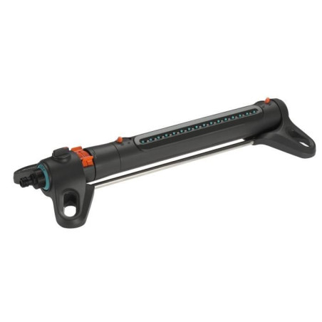 GARDENA Arroseur oscillant AquaZoom M – Surface 250m² – Portée 18m max – Résistant UV et gel – Garantie 5 ans (18712-