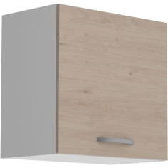 OSLO Meuble haut 1 porte - Décor Chene Jackson - L 60 x P 36 x H 58 cm OSLO Meuble haut 1 porte - Décor Chene Jackson - L 60 x P 36 x H 58 cm