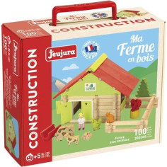 JEUJURA Ferme avec animaux - 100 pieces JEUJURA Ferme avec animaux - 100 pieces