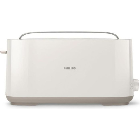 Grille-pain - PHILIPS - HD2590/00 - Collection Daily petit déjeuner - 1 fente longue - 830W - Blanc