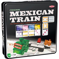Jeu de dominos Mexican Train TACTIC - Boîte métal - Multicolore - 30 min - Adulte Jeu de dominos Mexican Train TACTIC - Boîte métal - Multicolore - 30 min - Adulte