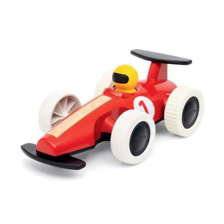 Grande voiture de course a rétrofriction - Jouet d'éveil premier age -7312350303087 - Brio World