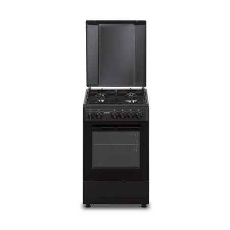 Cuisinière gaz OCEANIC OCEACG50GB - 4 feux - L49,8 xP61 xH 86 cm - Noir