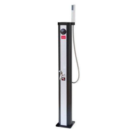 Douche extérieure solaire Solaris ELITE - Réservoir 18L - Mitigeur et douchette - A s
